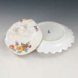 Butterdose mit Blumenmalerei, Meissen. - фото 2