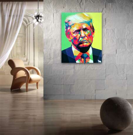 Дональд Трамп Canvas on the subframe Acrylic Современный портрет Беларусь Могилев 2021 - photo 9