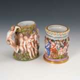 Krug und Vase mit Capodimonte-Dekor, Er - фото 1