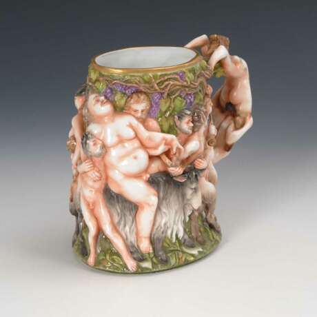 Krug und Vase mit Capodimonte-Dekor, Er - photo 2