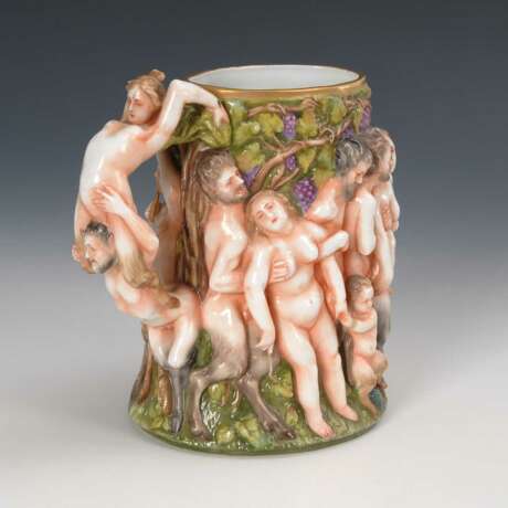 Krug und Vase mit Capodimonte-Dekor, Er - фото 3