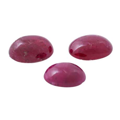 Konvolut 19 Rubin Cabochons zus. 13,07 ct, - Foto 3