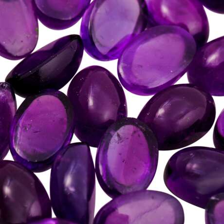 Konvolut 50 Amethystcabochons - photo 2