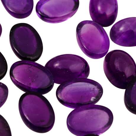 Konvolut 50 Amethystcabochons - Foto 3