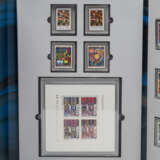 Hundertwasser - Edition mit 13 Silberbriefmarken Polierte Platte - Foto 2