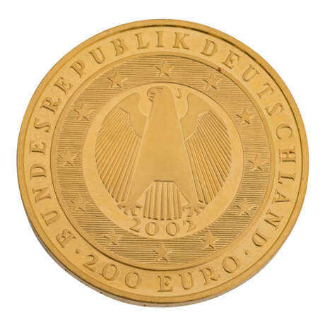 BRD /GOLD - 200 Euro Währungsunion 2002, 1 oz - photo 1