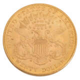 USA - 20 Dollars 1907 o. Mzz., Double Eagle Liberty Head, - фото 2
