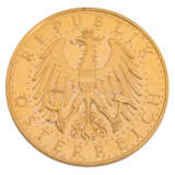 Österreich 1. Republik (1918-1938) / GOLD - 100 Schilling 1931, - Foto 2