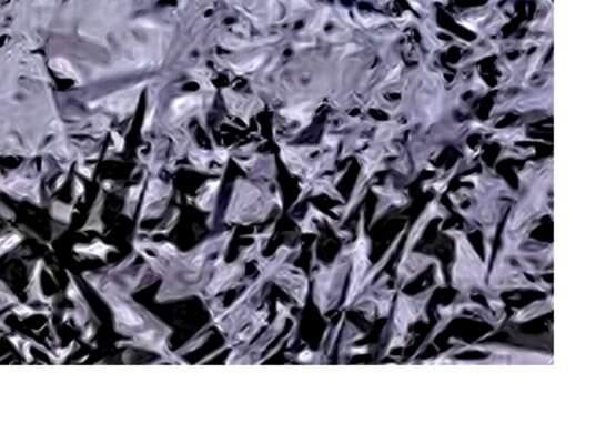 Фиолетовая мозаика Papier 3D construction made of cotton paper and printed acrylic sheets Abstrakte Kunst абстрактная картина Russland 2022 - Foto 2