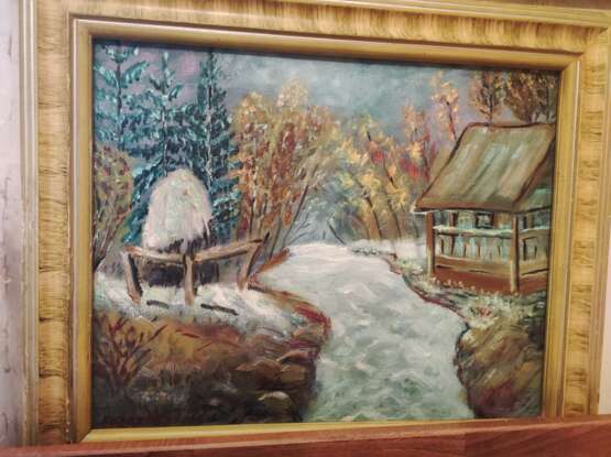 Україна. Гори Карпати (4) Canvas on the subframe Paintbrush Landscape painting 2022 - photo 1