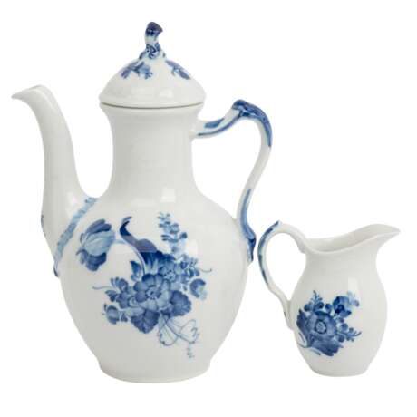 ROYAL COPENHAGEN Serviceteile 'Blaue Blume glatt', 20./21. Jh. - photo 4