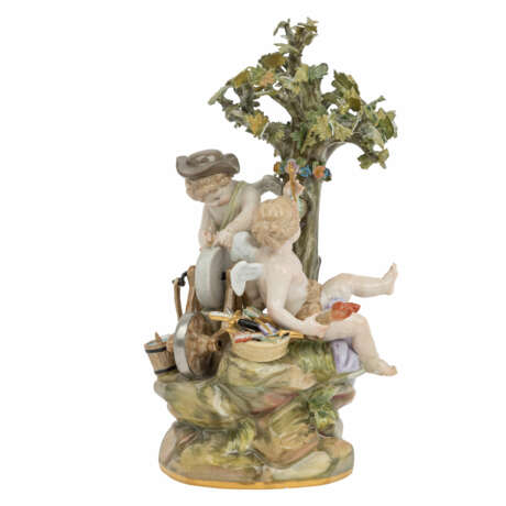 MEISSEN 'Amor beim Schleifen seiner Liebespfeile', 2. Wahl, 1860-1924. - photo 2