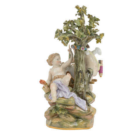 MEISSEN 'Amor beim Schleifen seiner Liebespfeile', 2. Wahl, 1860-1924. - photo 3