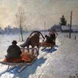 “The Painting Winter. Night is falling”. Egorov A. A. the Beginning of XX century..” - photo 1