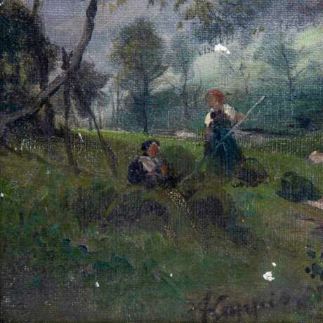 KAPPIS, ALBERT (1836-1914) "Bachlauf" - Foto 3