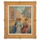 PÉGOT-OGIER, Jean-Bertrand, ATTRIBUIERT (1878-1915), "Drei junge Damen in Paris", - Foto 2