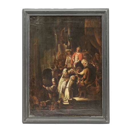 WET, Jacob Willemsz de, ATTRIBUIERT (Haarlem um 1610-1671/72), "Christus vor Pilatus", - Foto 1