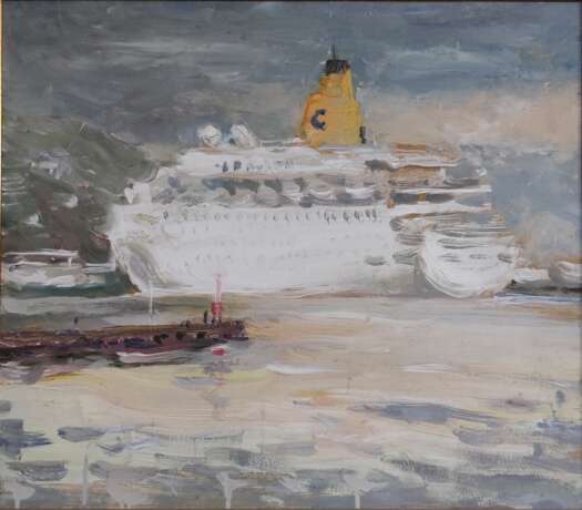 масло на картоне, Oil, Impressionism, Landscape painting, Ялта, 2010 - photo 1