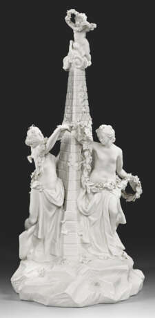 Große allegorische Figurengruppe der drei Grazien - Foto 1
