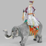 Große Figur "Sultan auf Elefant". Originaltitel - Foto 1