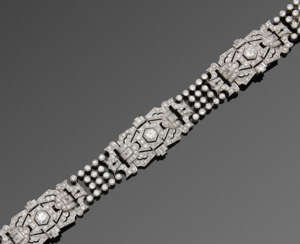 Glamouröses Art Déco-Diamantarmband