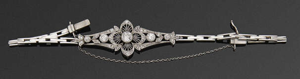 Jugendstil-Diamant-Armband in Ajour - photo 1