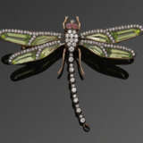 Extravagante Jugendstil-Libellen-Brosche - photo 1