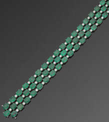 Prachtvolles kolumbianisches Smaragd-Armband