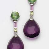 Paar Amethyst-Pendeloques von FOCHTMANN, München - Foto 1