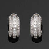 Paar Diamantohrringe "Eternity" von PIAGET - Foto 1
