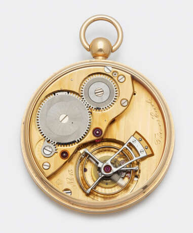 Seltene Tourbillon-Taschenuhr von Prof. Thomas Engel, - photo 2