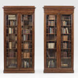 Paar große viktorianische Bibliotheksschränke - photo 1