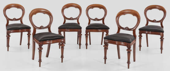 Satz von sechs viktorianischen Stühlen - photo 1