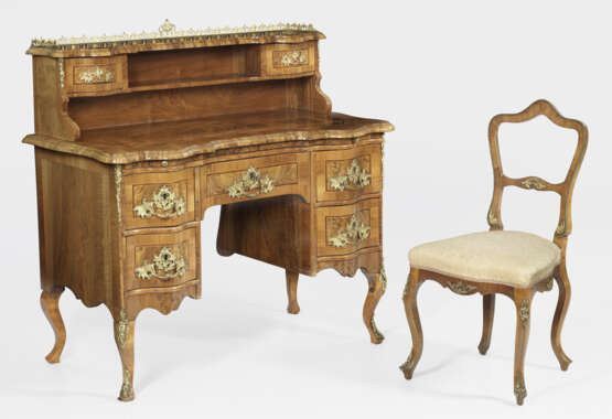 Dresdner Barock-Schreibtisch mit Stuhl - фото 1