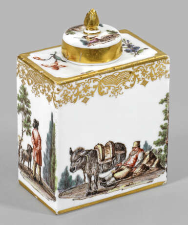 Teedose mit Teniers-Szenen - Foto 1