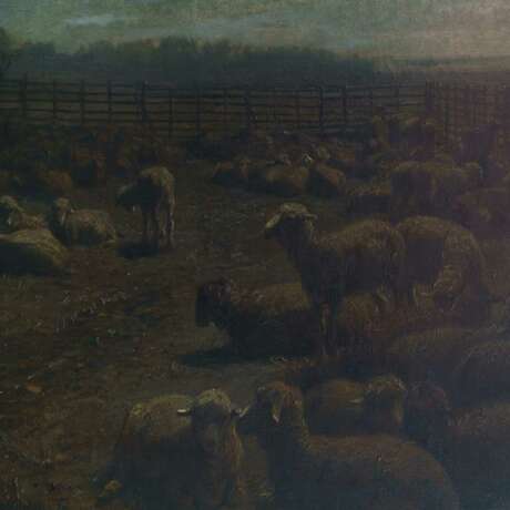 Brendel, Albert Heinrich: Schafe im Mon - Foto 2