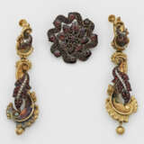 Biedermeier Granat-Parure - photo 1