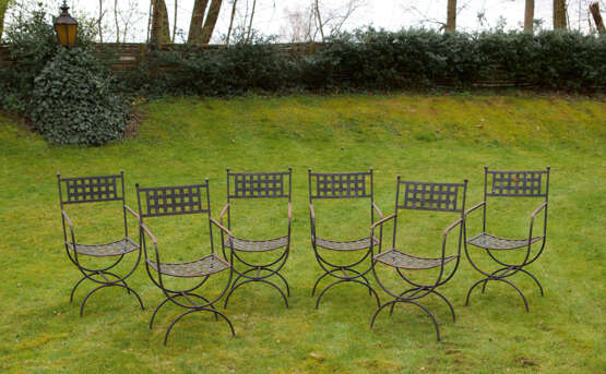 Satz von sechs Gartenstühlen - photo 1