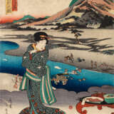 Japanischer Holzschnitt Utagawa Kunisada (1786-1865) - Foto 1