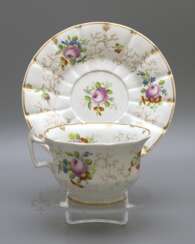 Le salon de thé de la vapeur, la Russie, la manufacture de porcelaine Impériale, Nicolas I