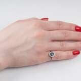 Zierlicher Saphir-Brillant-Ring. - photo 4