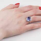 Tansanit-Brillant-Ring. - photo 3