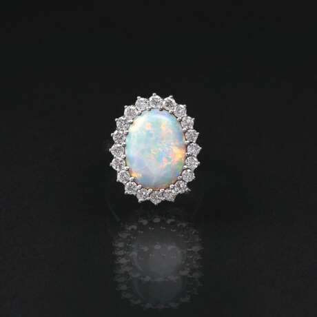 Opal-Brillant-Ring. - Foto 1