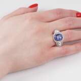 Feiner Saphir-Diamant-Ring. - photo 3