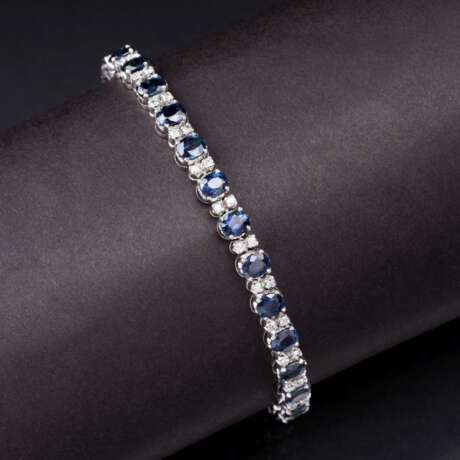 Saphir-Diamant-Armband. - фото 2