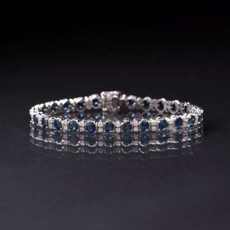 Saphir-Diamant-Armband. - фото 3