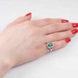 Smaragd-Brillant-Ring. - photo 4