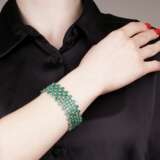 Smaragd-Brillant-Armband 'Vert de jardin'. - Foto 3