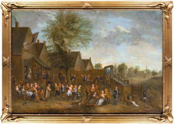 David Teniers d. J. (Antwerpen 1610 - Brüssel 1690), Nachfolge. Dorffest. - Foto 2