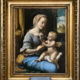 Florentiner Meister tätig 1. Hälfte 16. Jh. Maria mit dem Kind. - photo 2